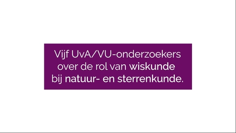 Thumbnail for De rol van wiskunde bij natuur- en sterrenkunde