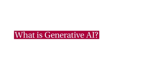 Thumbnail for GenAI e-module (NL) - video 1 (&quot;Wat is GenAI?&quot;)