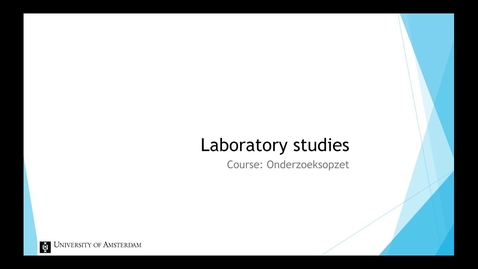 Thumbnail for Laboratory Studies -Introduction