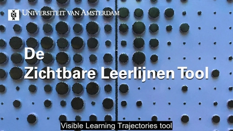 Thumbnail for Uitleg Zichtbare Leerlijnentool (Centraal-TLC, UvA)