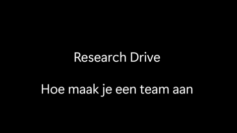 Thumbnail for 6. Hoe maak je een team aan