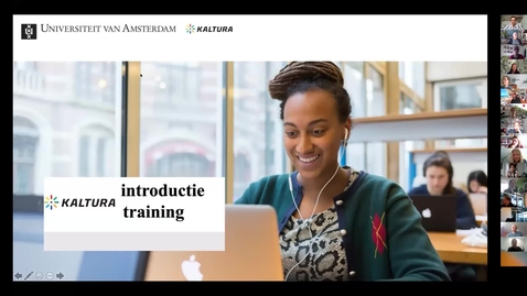 Thumbnail for Kaltura introductie training (Nederlands)