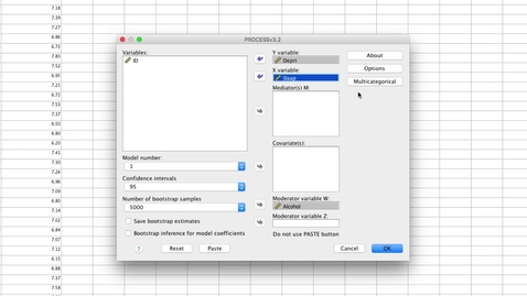 Thumbnail for Moderation in SPSS