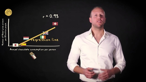 Thumbnail for entry 2.3 Finding the regression line | Basic Statistics | Correlation and Regression | UvA