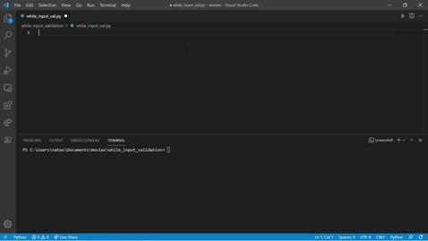 Thumbnail for Use case - While for input validation