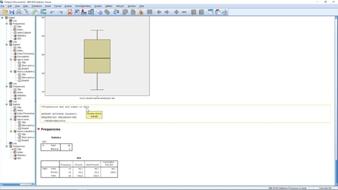 Thumbnail for SPSS micro lecture syntax in SPSS