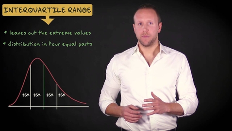Thumbnail for 1.5 Range, interquartile range and box plot | Basic Statistics | Exploring Data | UvA