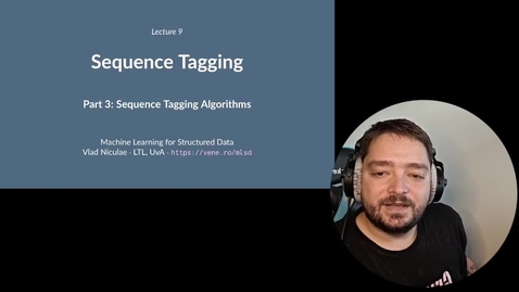 Thumbnail for MLSD 09.3: Sequence Tagging: Algorithms and Evaluation