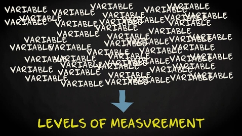 Thumbnail for entry 1.1 Cases, variables and levels of measurement | Basic Statistics | Exploring Data | UvA