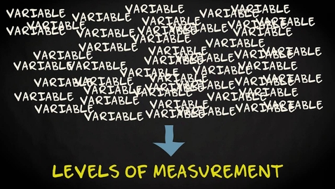 Thumbnail for 1.1 Cases, variables and levels of measurement | Basic Statistics | Exploring Data | UvA