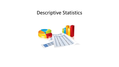 Thumbnail for entry Descriptive statistics.mp4
