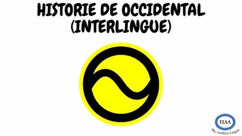 Thumbnail for entry Historie de Occidental (Interlingue)