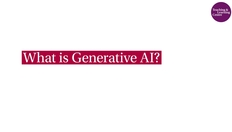 Go to 1. What is GenAI? with duration: 2 minutes, 45 seconds