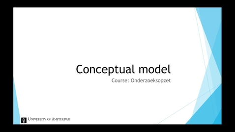 Thumbnail for entry Conceptual Model - Introduction