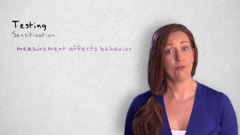 Thumbnail for 2.6 Internal validity threats - instruments | Quantitative methods | The Scientific Method | UvA