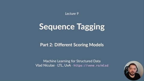Thumbnail for MLSD 09.2: Sequence Tagging: Scoring