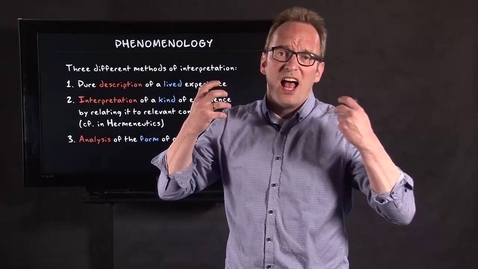 Thumbnail for 1.6 Phenomenology | Qualitative Methods | Philosophy of Qualitative Research | UvA