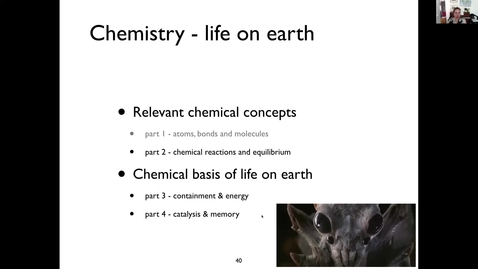 Thumbnail for entry Alien - Chemistry - Life on earth - p2