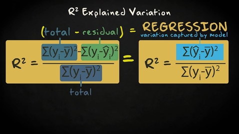 Thumbnail for 4.2 R and R-squared | Inferential Statistics | Multiple regression | UvA