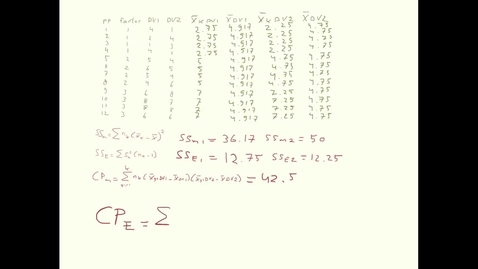 Thumbnail for MANOVA calculations 6 2