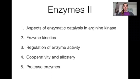 Thumbnail for entry Enzymes II - part1