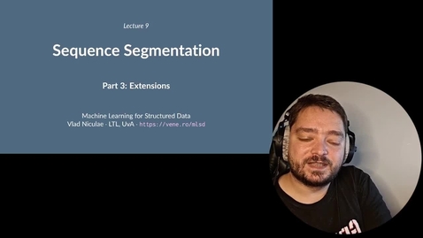 Thumbnail for MLSD 10.3 &amp; 10.4: Segmentations: Extensions and Evaluation