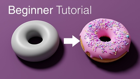 Thumbnail for entry Blender 2.8 Beginner Tutorial - Part 1