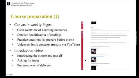 Thumbnail for Course example online teaching
