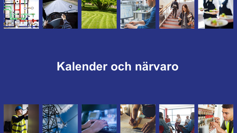 Thumbnail for Kalender och närvaro