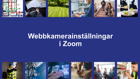 Miniatyr för inlägg Webbkamerainställningar i Zoom