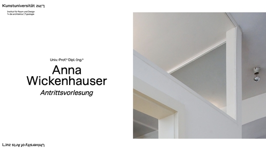 Architektur und Zukunft | Antrittsvorlesung Anna Wickenhauser