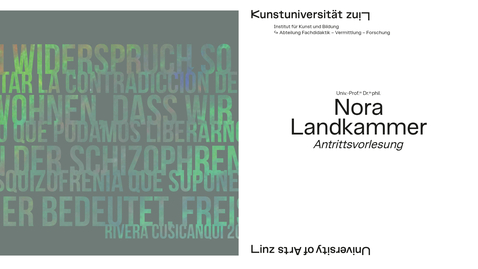 Thumbnail for Kolonialität verlernen? | Antrittsvorlesung von Nora Landkammer