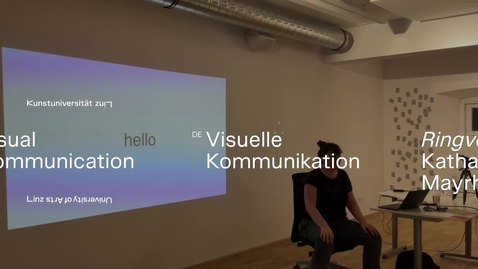 Thumbnail for Viskom Ringvorlesung – Katharina Mayrhofer