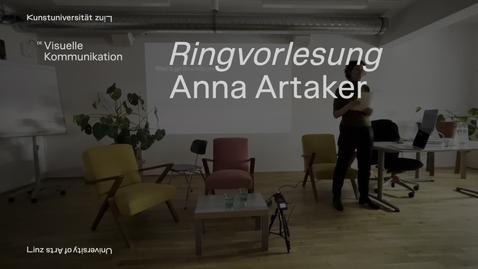 Thumbnail for Viskom Ringvorlesung – Anna Artaker