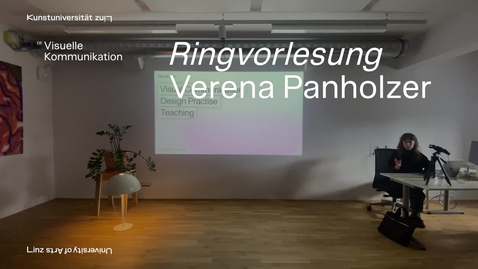 Thumbnail for entry Ringvorlesung – Verena Panholzer
