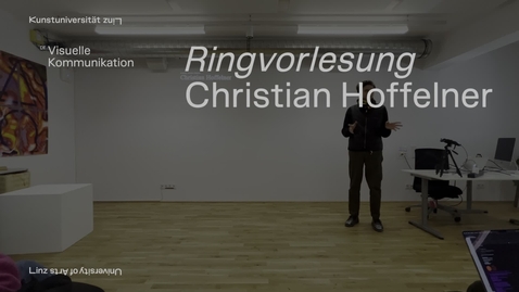 Thumbnail for entry Viskom Ringvorlesung – Christian Hoffelner
