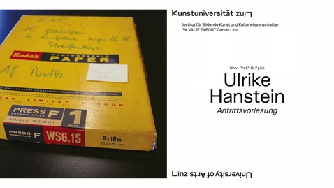 Thumbnail for Ulrike Hanstein | Antrittsvorlesung 