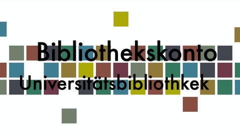Thumbnail for Primo Bibliothekskonto
