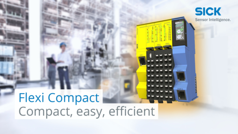 Vorschaubild für Flexi Compact safety controller - compact, easy and efficient