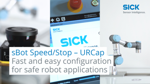 Vorschaubild für sBot Speed/Stop – URCap: Safety systems with fast and easy configuration for safe robot applications