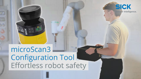 Vorschaubild für Effortless robot safety for ABB GoFA™ and ABB SWIFTI™: The microScan3 Configuration Tool - ABB