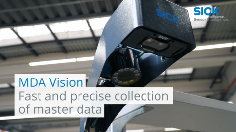 Vorschaubild für Master Data Analyzer Vision from SICK: Fast and precise collection of master data