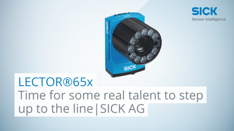 Vorschaubild für LECTOR®65x from SICK: Time for some real talent to step up to the line