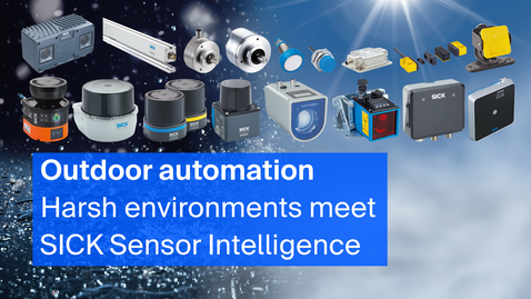 Vorschaubild für Outdoor automation with SICK Sensor Intelligence