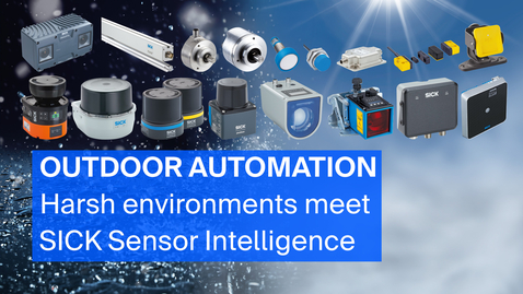 Vorschaubild für Outdoor automation with SICK Sensor Intelligence