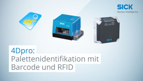 Vorschaubild für 4DPro: Palettenidentifikation mit Barcode und RFID