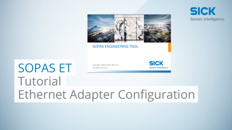 Vorschaubild für SICK Ethernet Adapter Configuration