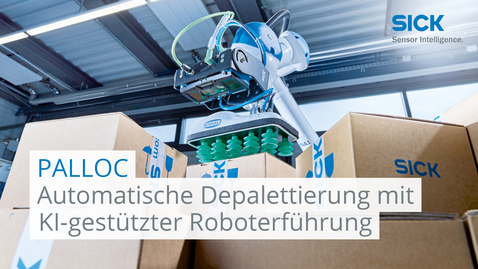 Vorschaubild für PALLOC – KI-gestütztes Roboterführungssystem für die automatische Depalettierung