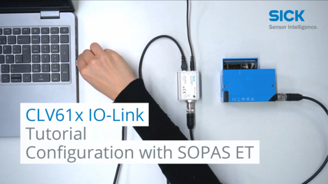 Vorschaubild für Tutorial | CLV61x IO-Link: Configuration with SOPAS ET