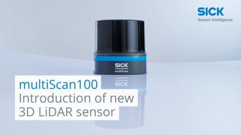 Vorschaubild für 3D LiDAR sensor multiScan100 - sneak preview